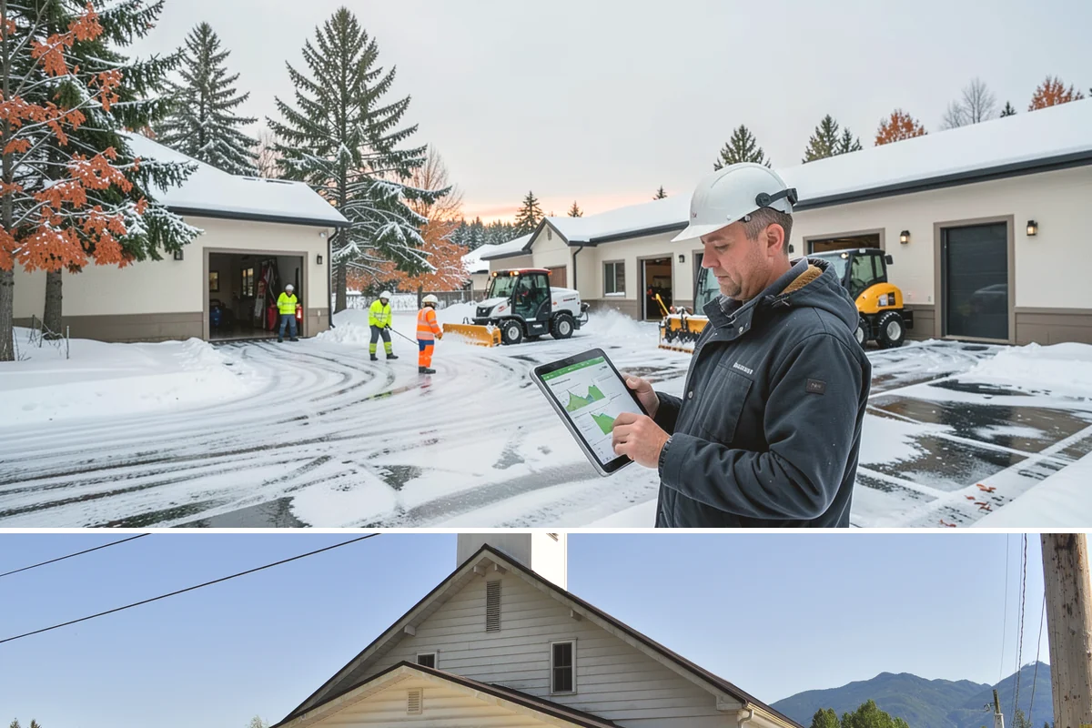 Cul-de-Sac Snow Removal in Concrete, Skagit County, WA - Arrange neighborhood or HOA cul-de-sac coverage before the arctic outflow events that hit the lowlands in midwinter.