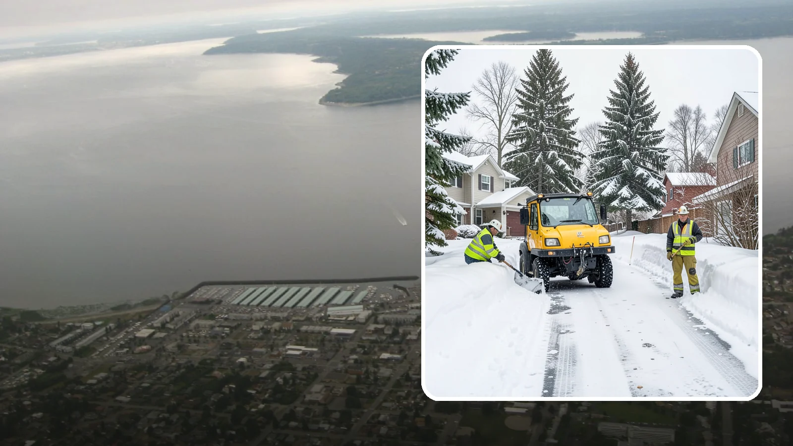 Cul-de-Sac Snow Removal in Des Moines, King County, WA - Plowing of cul-de-sacs and turnarounds that city crews often skip, keeping neighborhood traffic moving.