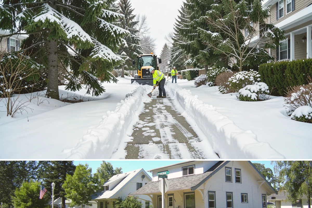 Cul-de-Sac Snow Removal in DuPont, Pierce County, WA - Arrange neighborhood or HOA cul-de-sac coverage before the arctic outflow events that hit the lowlands in midwinter.