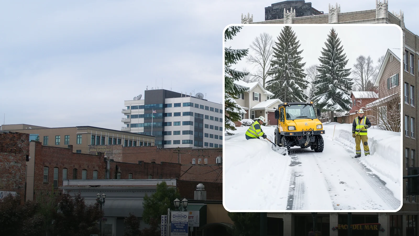 Cul-de-Sac Snow Removal in Everett, Snohomish County, WA - Plowing of cul-de-sacs and turnarounds that city crews often skip, keeping neighborhood traffic moving.