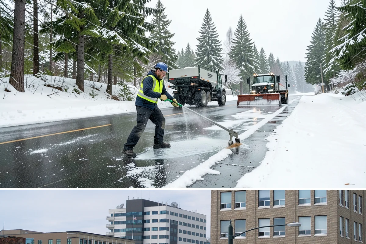 Cul-de-Sac Snow Removal in Everett, Snohomish County, WA - Arrange neighborhood or HOA cul-de-sac coverage before the arctic outflow events that hit the lowlands in midwinter.