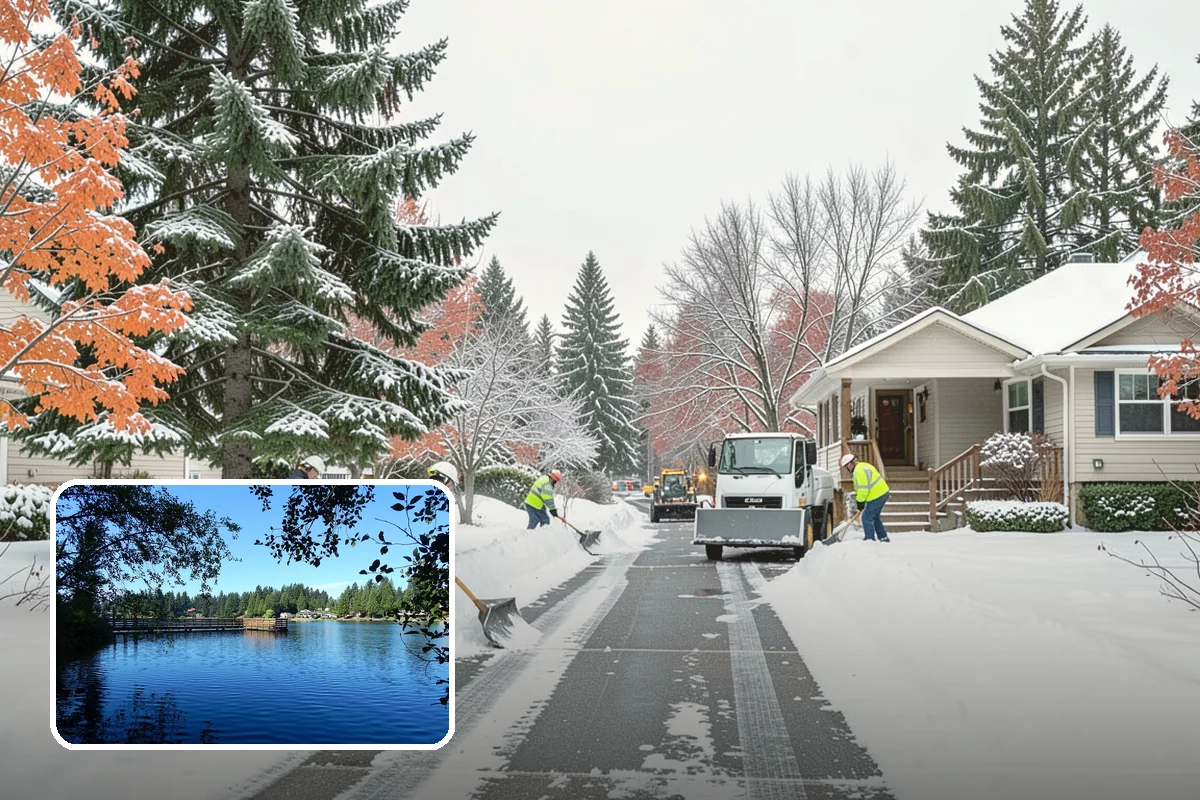 Cul-de-Sac Snow Removal in Federal Way, King County, WA - Clears turnarounds that public plows commonly bypass