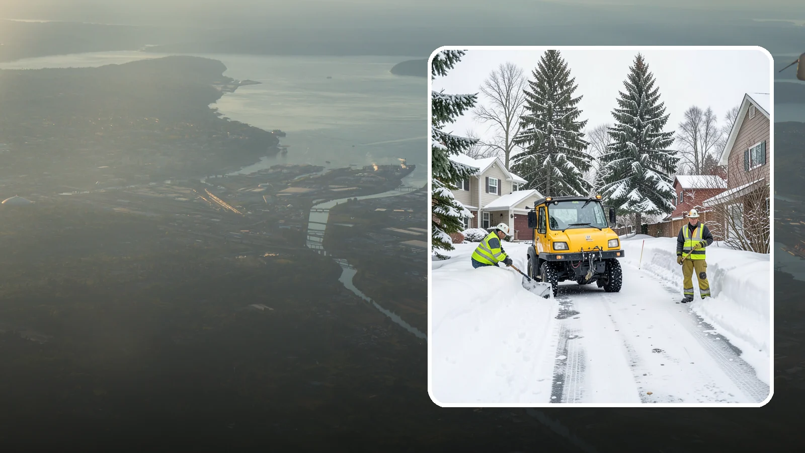 Cul-de-Sac Snow Removal in Fife, Pierce County, WA - Plowing of cul-de-sacs and turnarounds that city crews often skip, keeping neighborhood traffic moving.