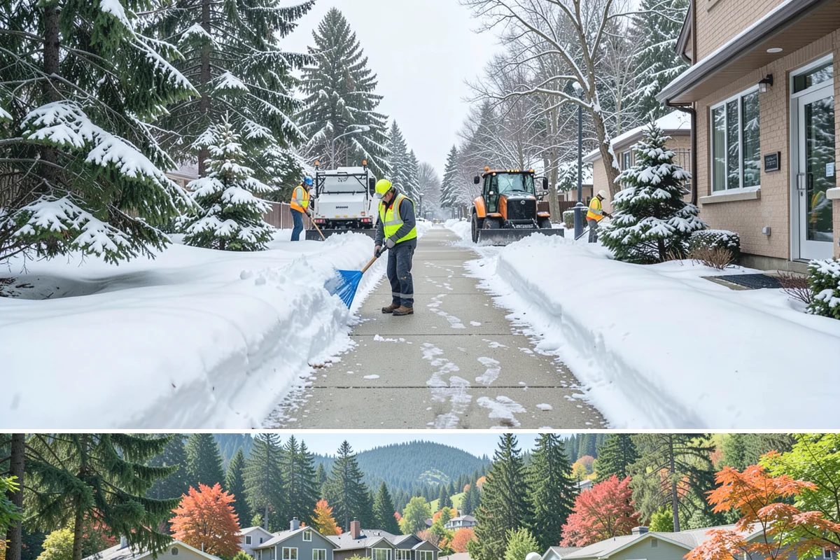 Cul-de-Sac Snow Removal in Fircrest, Pierce County, WA - Arrange neighborhood or HOA cul-de-sac coverage before the arctic outflow events that hit the lowlands in midwinter.