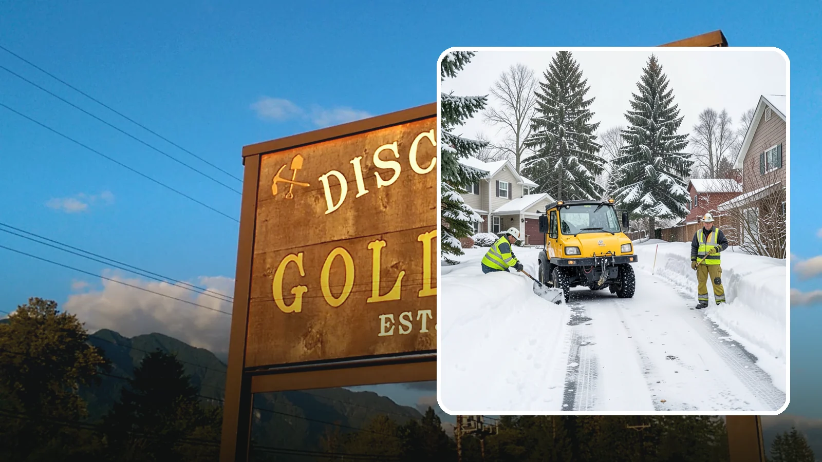 Cul-de-Sac Snow Removal in Gold Bar, Snohomish County, WA - Plowing of cul-de-sacs and turnarounds that city crews often skip, keeping neighborhood traffic moving.