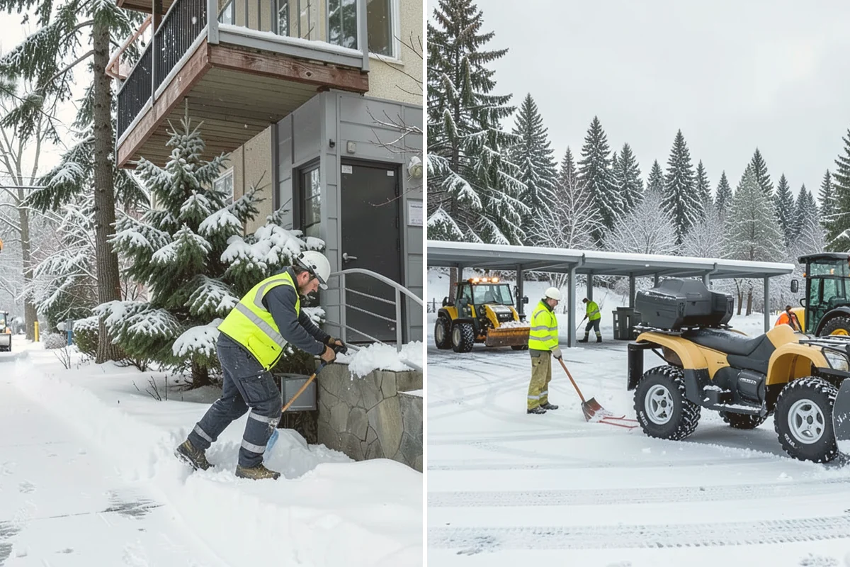 Cul-de-Sac Snow Removal in Index, Snohomish County, WA - Plow the circular bulb and connecting street width