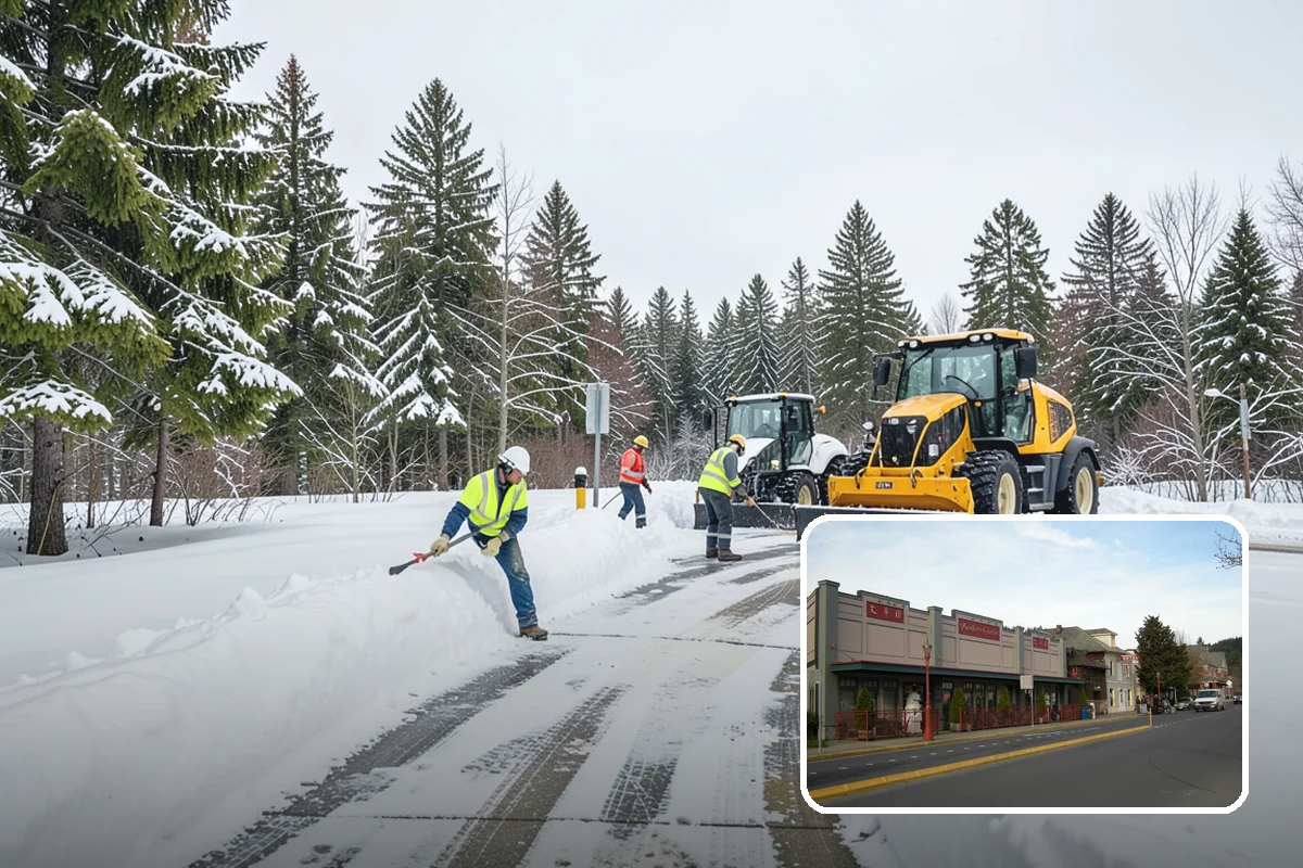 Cul-de-Sac Snow Removal in Issaquah, King County, WA - Clears turnarounds that public plows commonly bypass