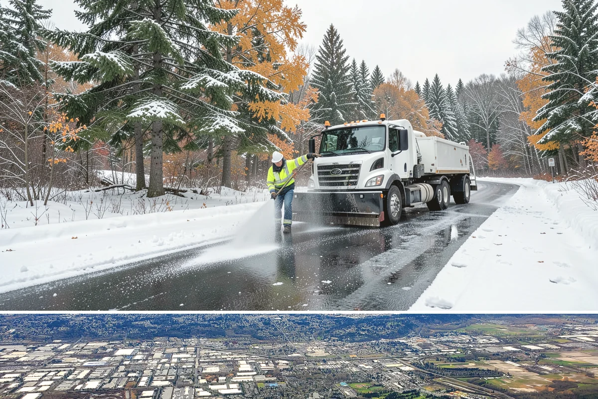 Cul-de-Sac Snow Removal in Kent, King County, WA - Arrange neighborhood or HOA cul-de-sac coverage before the arctic outflow events that hit the lowlands in midwinter.