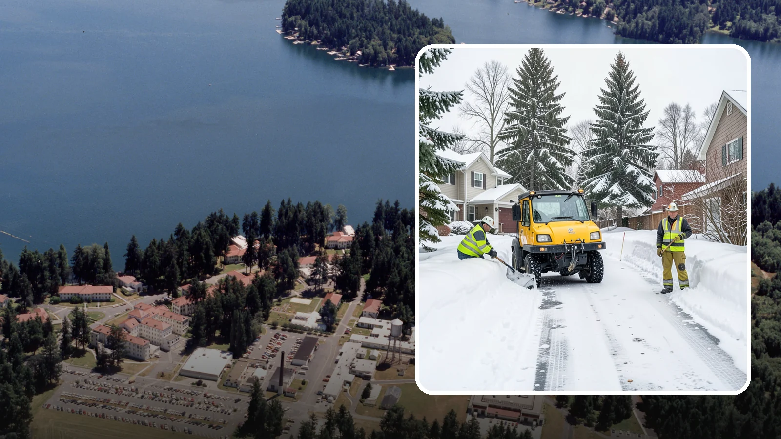 Cul-de-Sac Snow Removal in Lakewood, Pierce County, WA - Plowing of cul-de-sacs and turnarounds that city crews often skip, keeping neighborhood traffic moving.