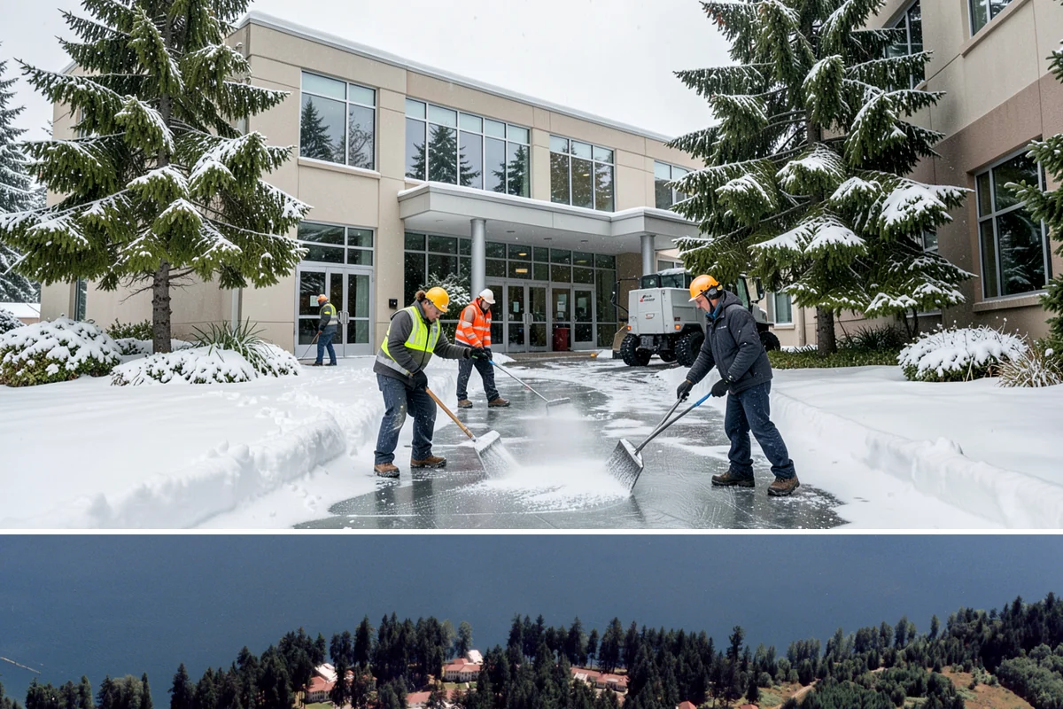 Cul-de-Sac Snow Removal in Lakewood, Pierce County, WA - Arrange neighborhood or HOA cul-de-sac coverage before the arctic outflow events that hit the lowlands in midwinter.
