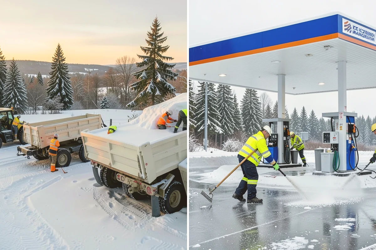 Cul-de-Sac Snow Removal in Langley, Island County, WA - Plow the circular bulb and connecting street width