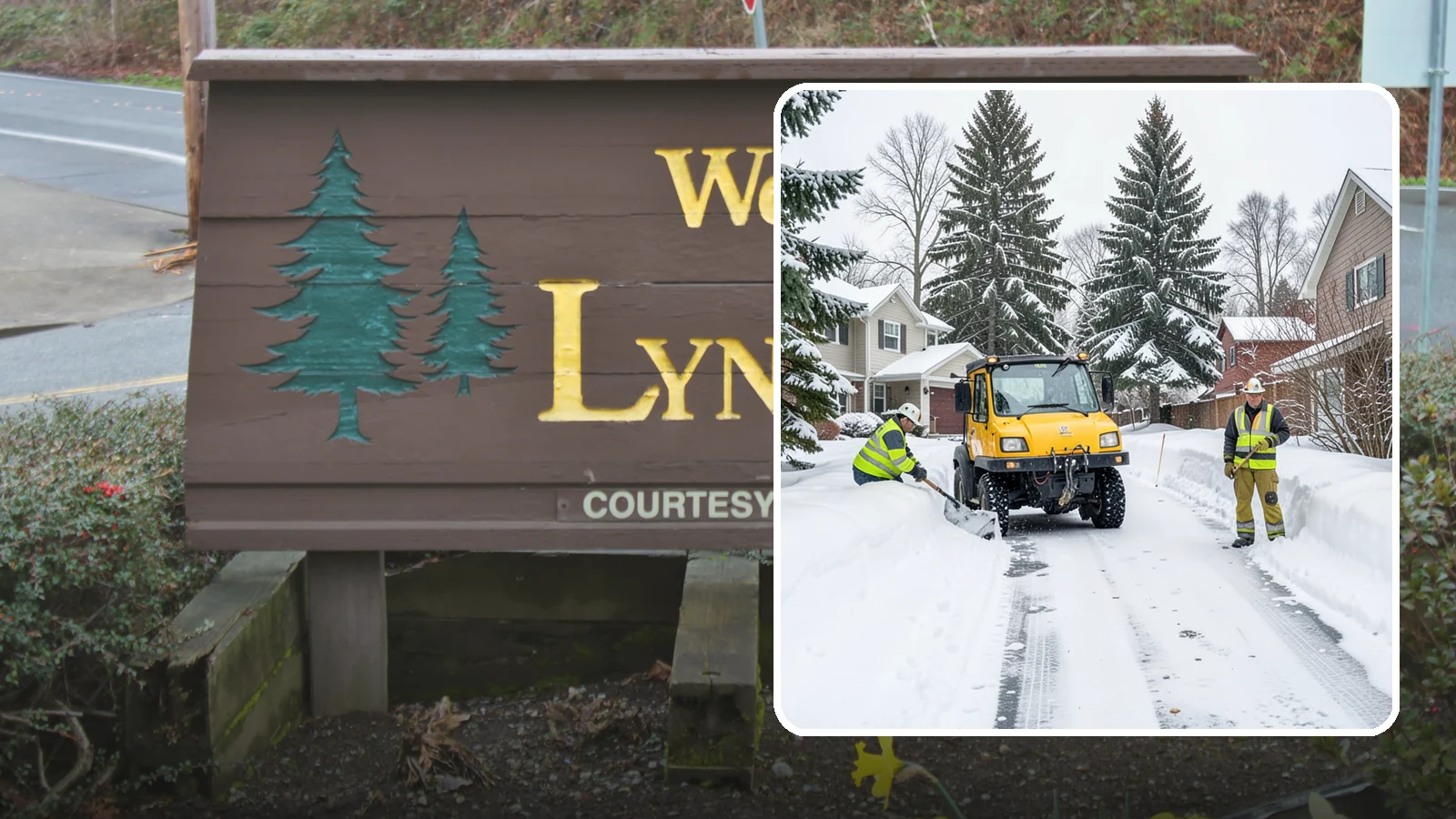 Cul-de-Sac Snow Removal in Lynnwood, Snohomish County, WA - Plowing of cul-de-sacs and turnarounds that city crews often skip, keeping neighborhood traffic moving.