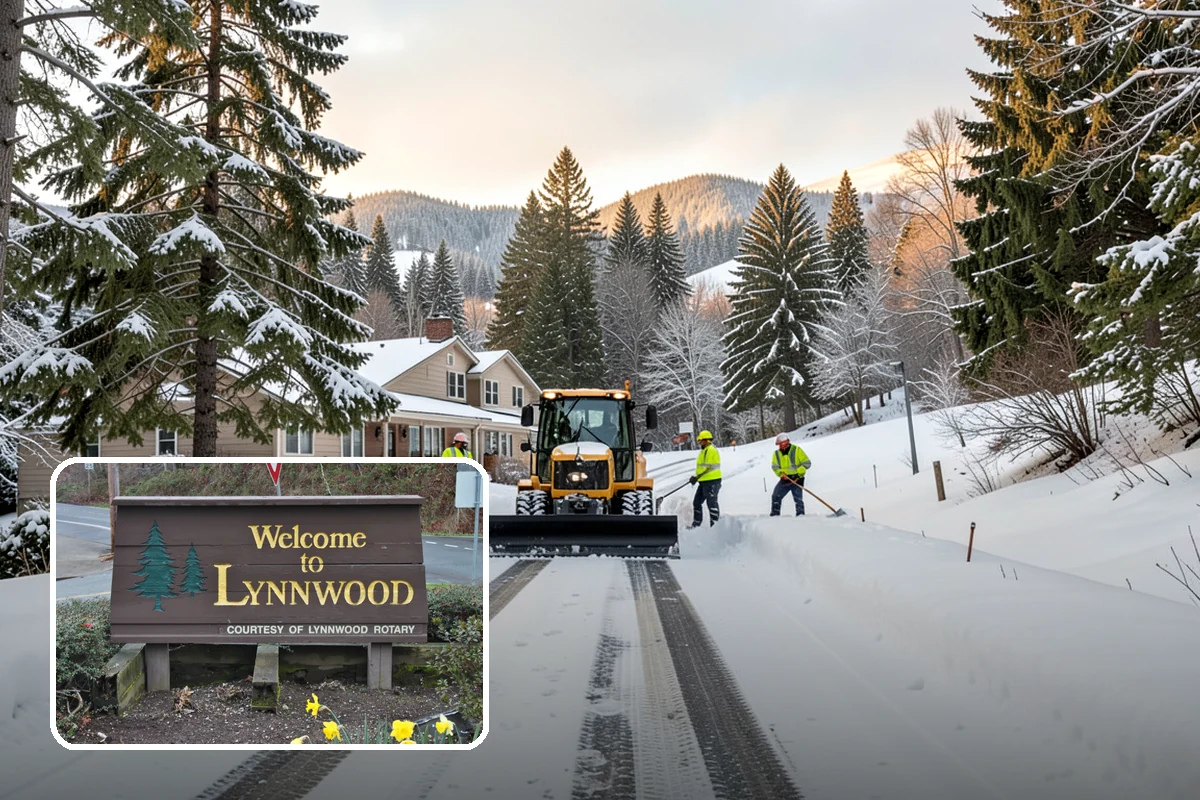 Cul-de-Sac Snow Removal in Lynnwood, Snohomish County, WA - Clears turnarounds that public plows commonly bypass