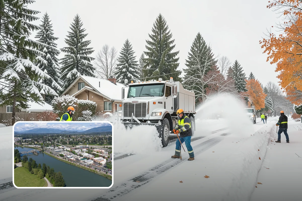 Cul-de-Sac Snow Removal in Mount Vernon, Skagit County, WA - Clears turnarounds that public plows commonly bypass