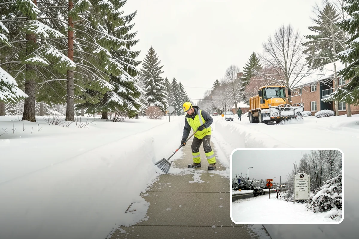 Cul-de-Sac Snow Removal in Newcastle, King County, WA - Clears turnarounds that public plows commonly bypass