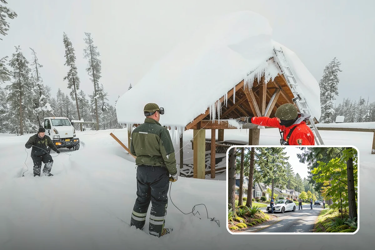 Cul-de-Sac Snow Removal in Normandy Park, King County, WA - Clears turnarounds that public plows commonly bypass