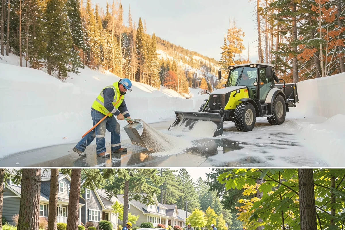Cul-de-Sac Snow Removal in Normandy Park, King County, WA - Arrange neighborhood or HOA cul-de-sac coverage before the arctic outflow events that hit the lowlands in midwinter.
