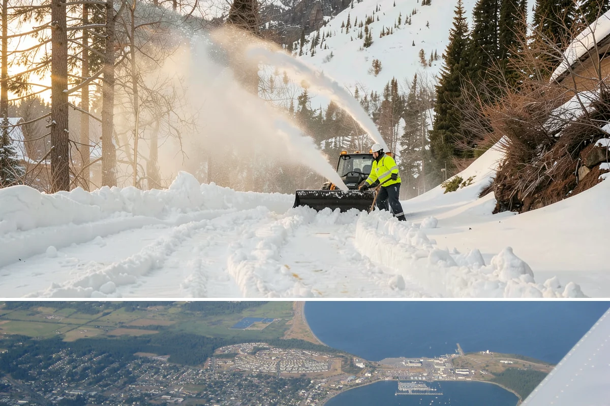 Cul-de-Sac Snow Removal in Oak Harbor, Island County, WA - Arrange neighborhood or HOA cul-de-sac coverage before the arctic outflow events that hit the lowlands in midwinter.