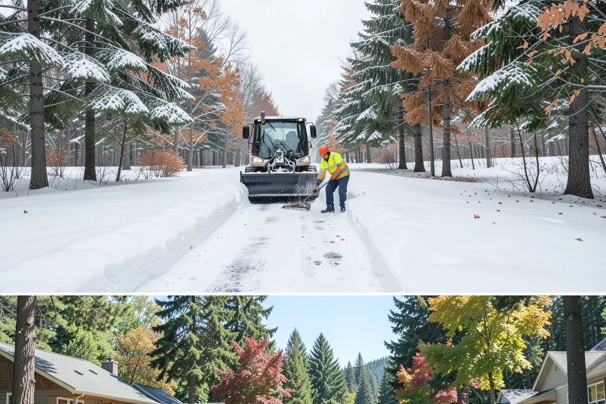Cul-de-Sac Snow Removal in Orting, Pierce County, WA - Arrange neighborhood or HOA cul-de-sac coverage before the arctic outflow events that hit the lowlands in midwinter.