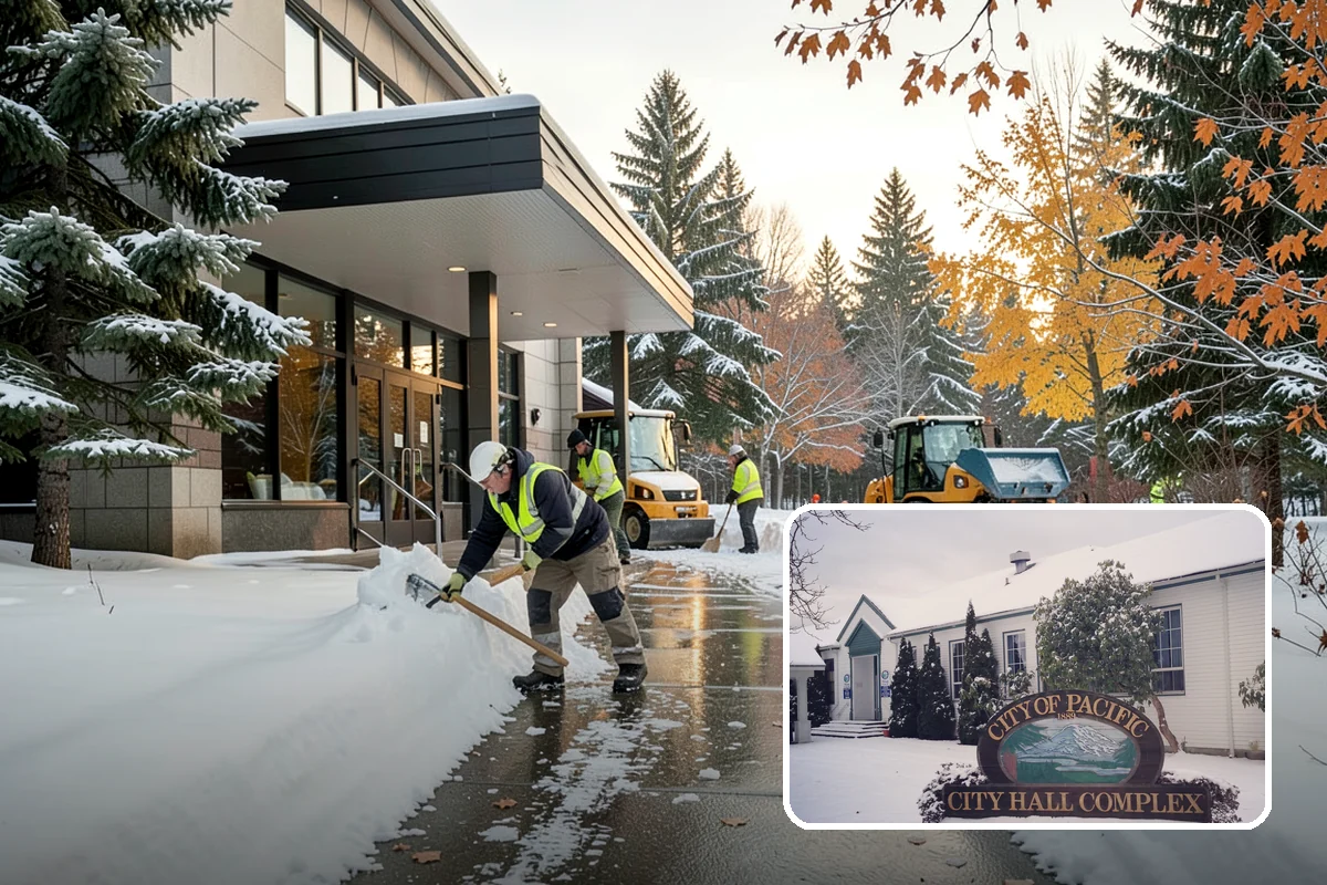 Cul-de-Sac Snow Removal in Pacific, King County, WA - Clears turnarounds that public plows commonly bypass