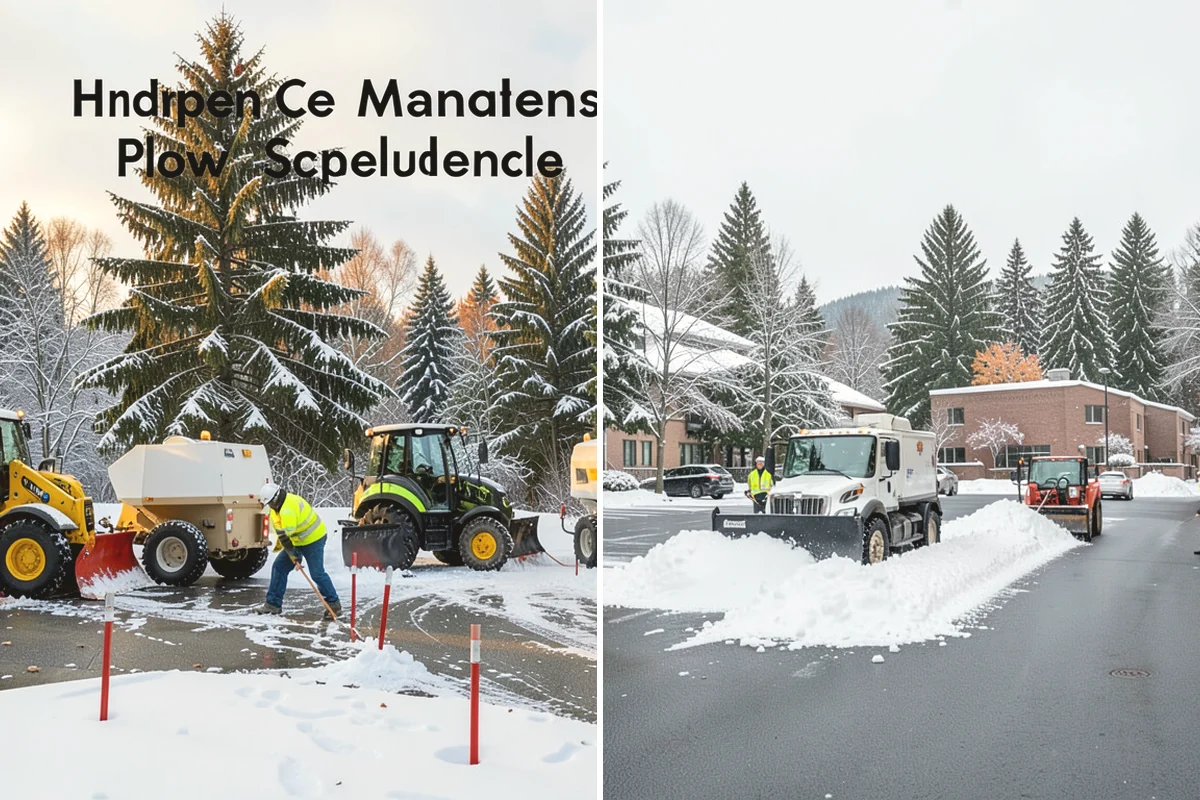 Cul-de-Sac Snow Removal in Ruston, Pierce County, WA - Plow the circular bulb and connecting street width