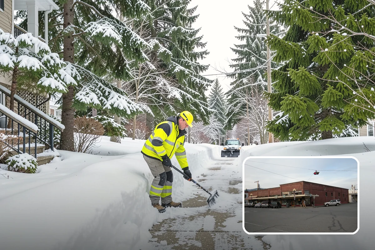 Cul-de-Sac Snow Removal in Sedro-Woolley, Skagit County, WA - Clears turnarounds that public plows commonly bypass