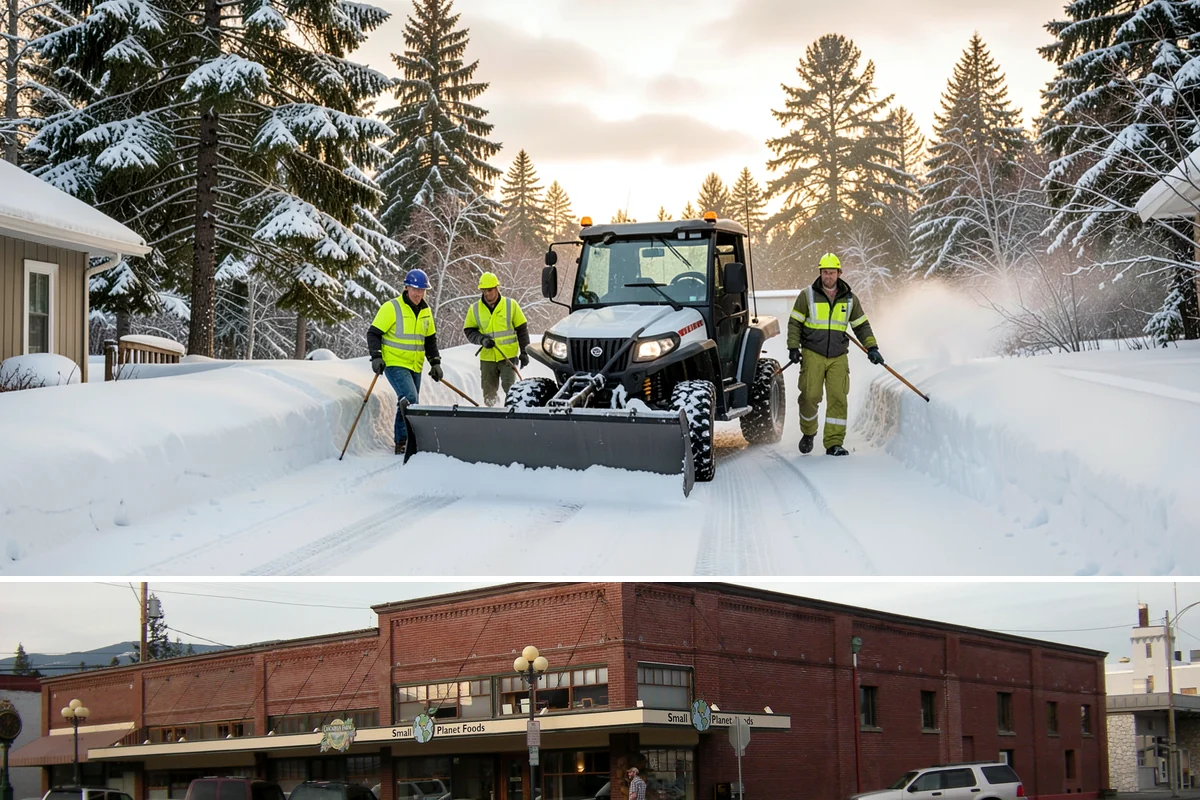 Cul-de-Sac Snow Removal in Sedro-Woolley, Skagit County, WA - Arrange neighborhood or HOA cul-de-sac coverage before the arctic outflow events that hit the lowlands in midwinter.