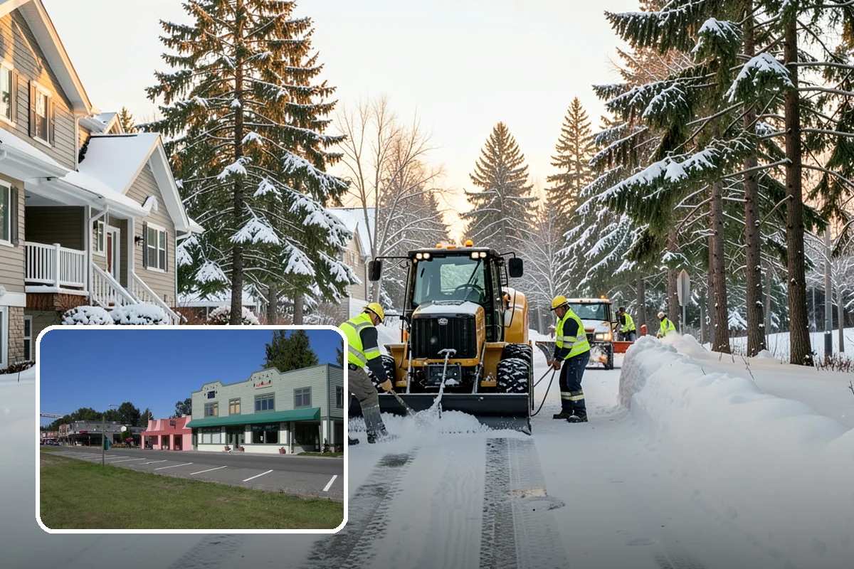 Cul-de-Sac Snow Removal in Snoqualmie, King County, WA - Clears turnarounds that public plows commonly bypass