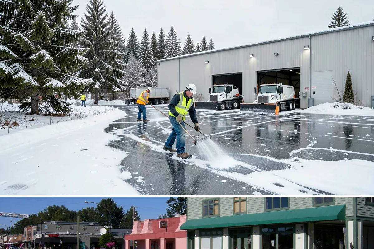 Cul-de-Sac Snow Removal in Snoqualmie, King County, WA - Arrange neighborhood or HOA cul-de-sac coverage before the arctic outflow events that hit the lowlands in midwinter.