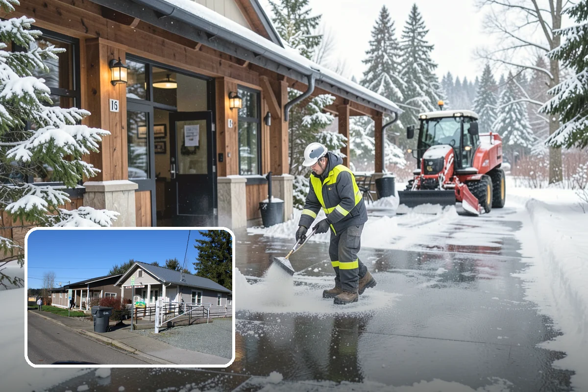 Cul-de-Sac Snow Removal in South Prairie, Pierce County, WA - Clears turnarounds that public plows commonly bypass