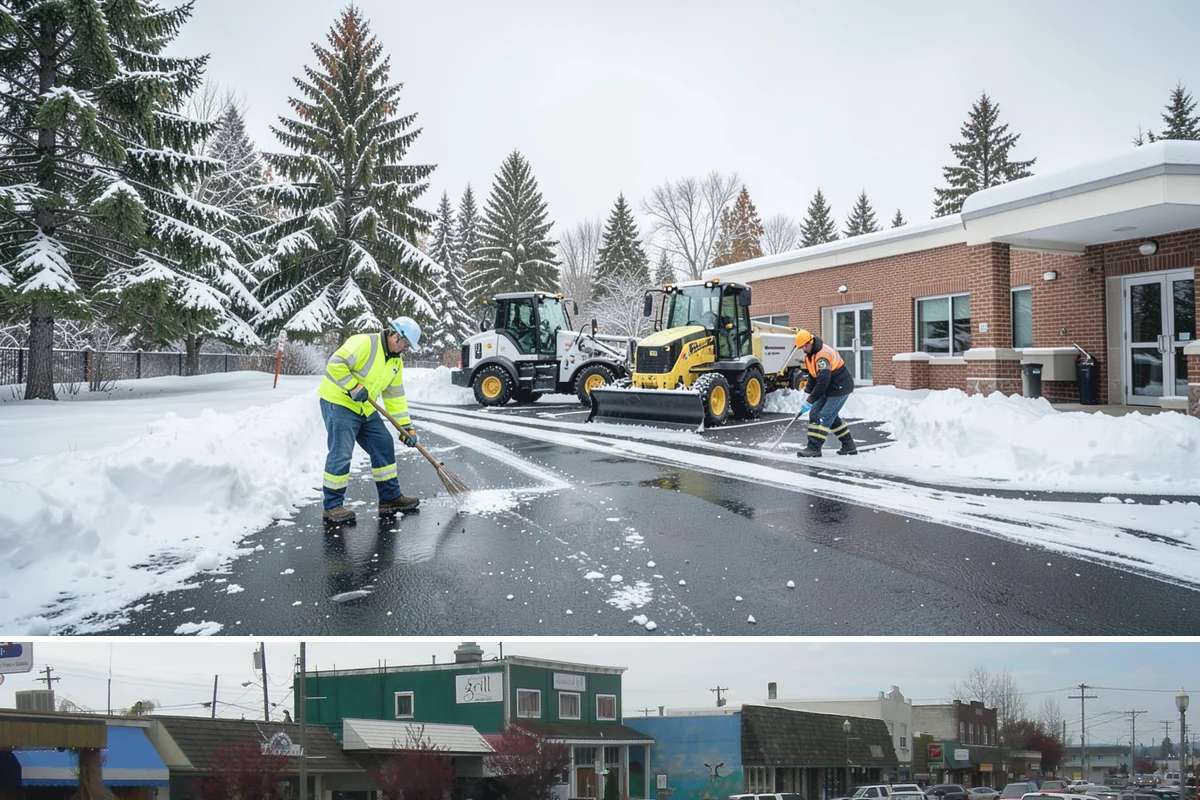Cul-de-Sac Snow Removal in Stanwood, Snohomish County, WA - Arrange neighborhood or HOA cul-de-sac coverage before the arctic outflow events that hit the lowlands in midwinter.