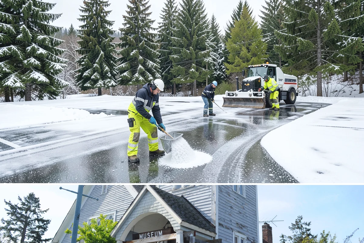 Cul-de-Sac Snow Removal in Steilacoom, Pierce County, WA - Arrange neighborhood or HOA cul-de-sac coverage before the arctic outflow events that hit the lowlands in midwinter.