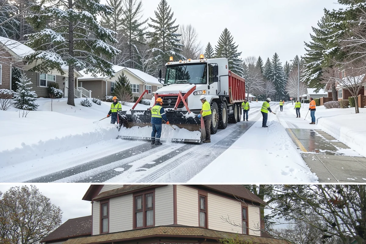 Cul-de-Sac Snow Removal in Sumner, Pierce County, WA - Arrange neighborhood or HOA cul-de-sac coverage before the arctic outflow events that hit the lowlands in midwinter.