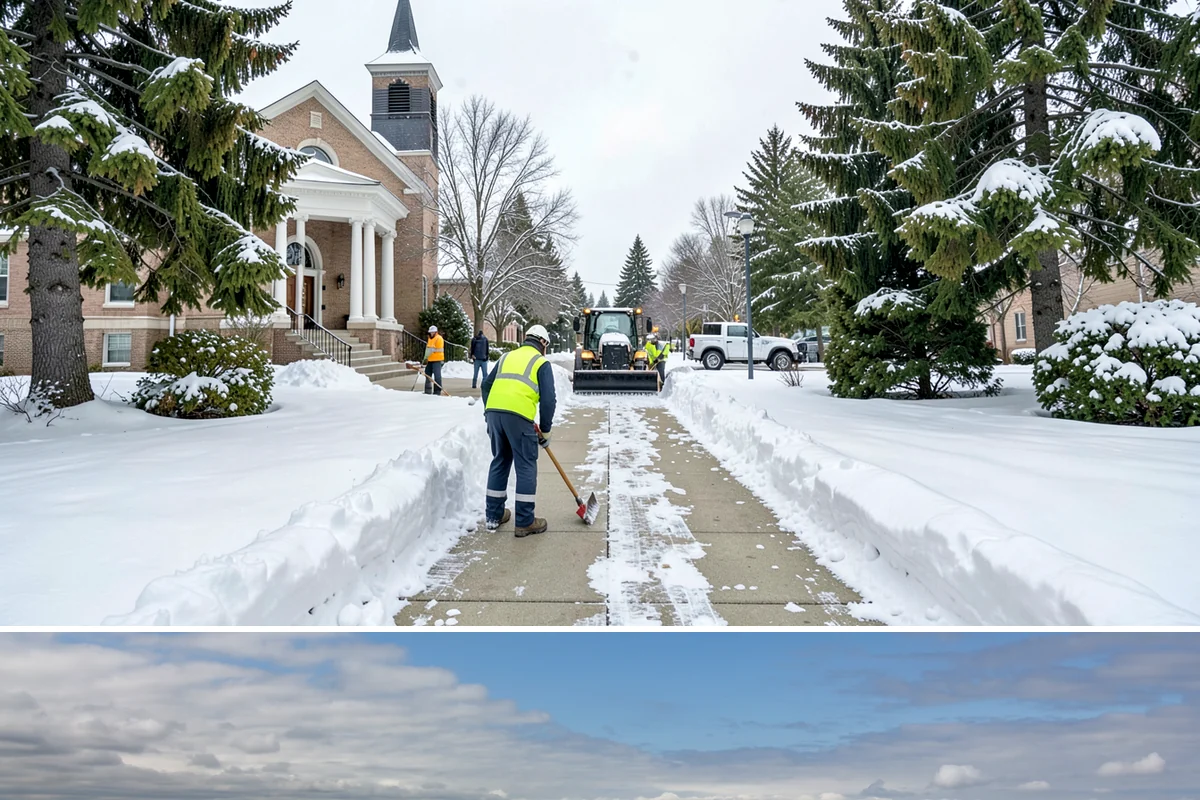 Cul-de-Sac Snow Removal in University Place, Pierce County, WA - Arrange neighborhood or HOA cul-de-sac coverage before the arctic outflow events that hit the lowlands in midwinter.