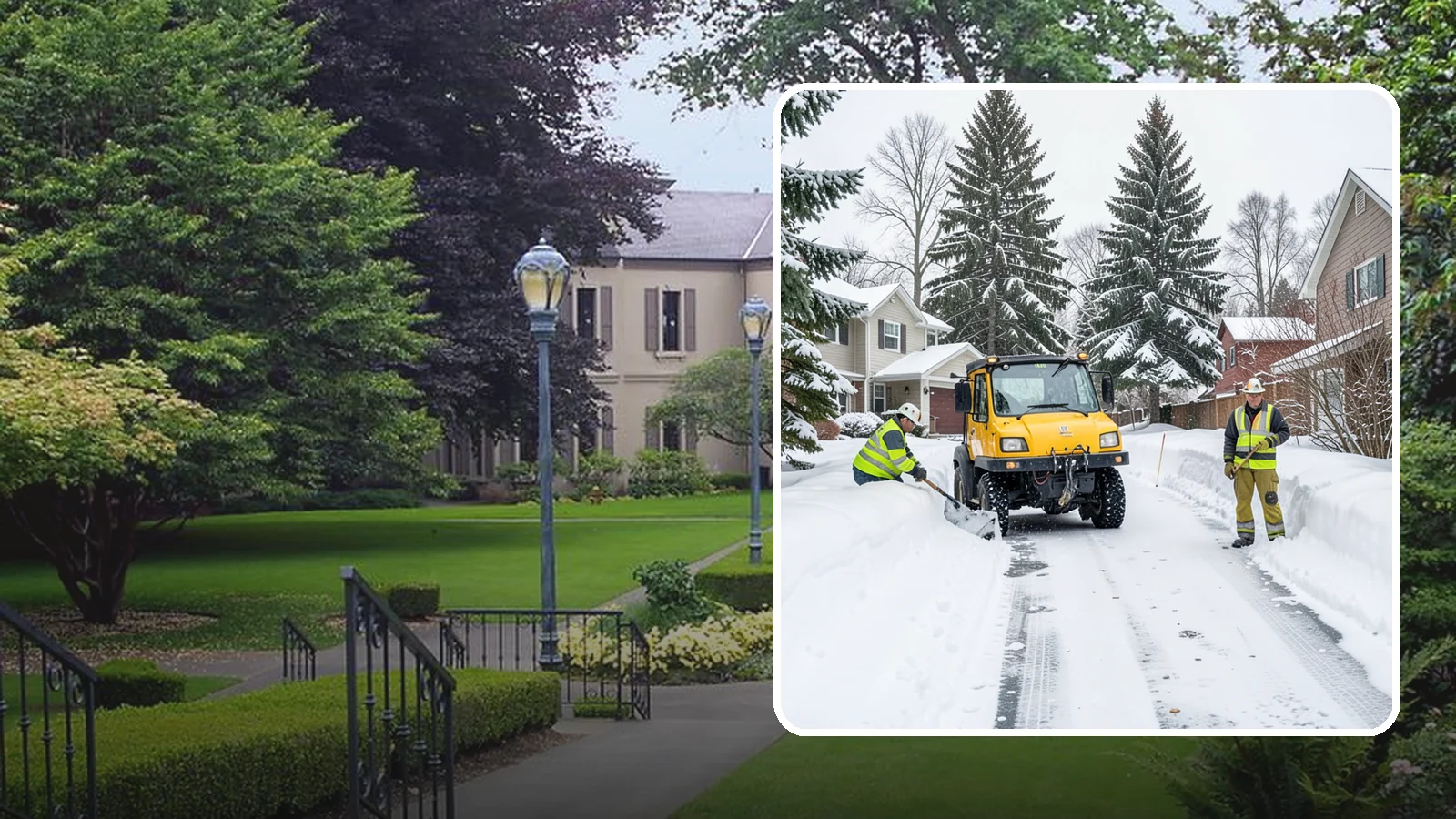 Cul-de-Sac Snow Removal in Woodinville, King County, WA - Plowing of cul-de-sacs and turnarounds that city crews often skip, keeping neighborhood traffic moving.
