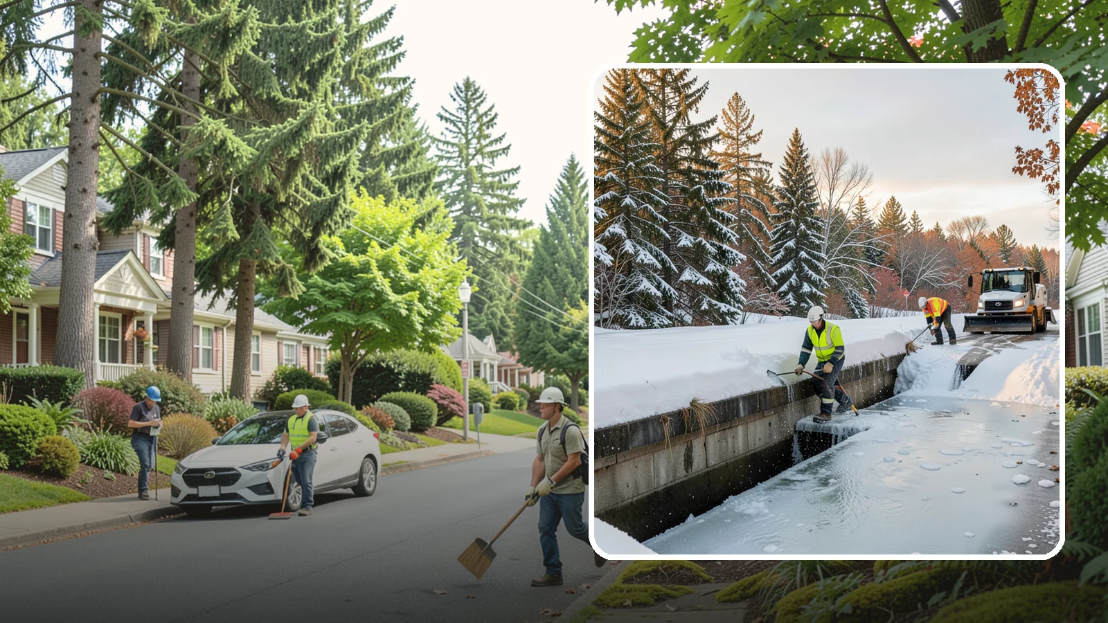 Culvert Thawing in Beaux Arts Village, King County, WA - We thaw frozen culverts and restore drainage before backed-up meltwater floods your driveway, road, or low-lying property.