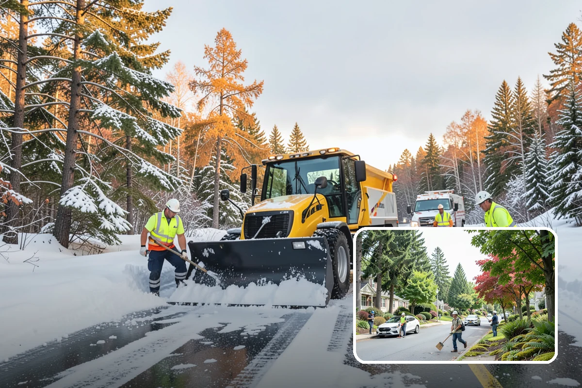 Culvert Thawing in Beaux Arts Village, King County, WA - Restores drainage before meltwater floods roads and driveways
