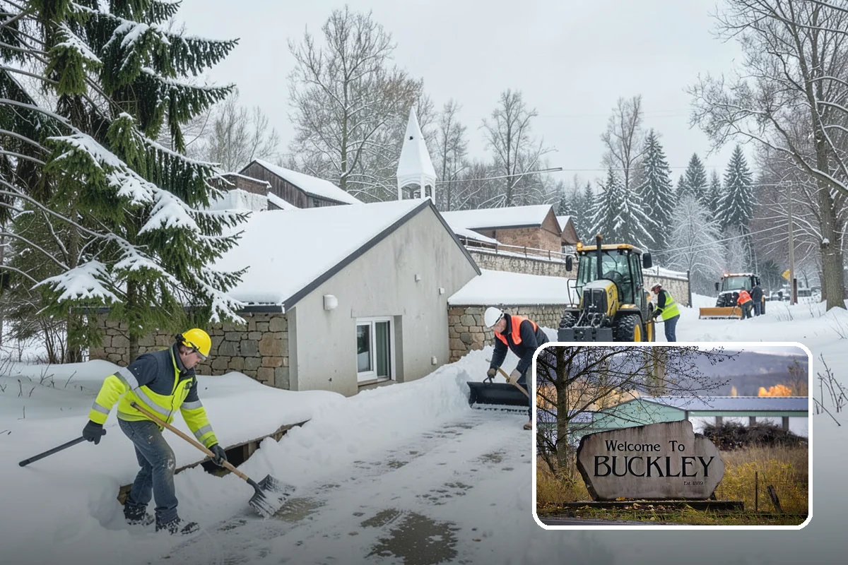 Culvert Thawing in Buckley, Pierce County, WA - Restores drainage before meltwater floods roads and driveways