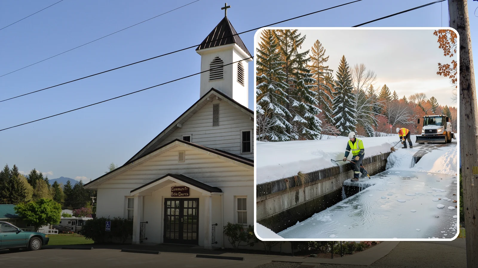 Culvert Thawing in Concrete, Skagit County, WA - We thaw frozen culverts and restore drainage before backed-up meltwater floods your driveway, road, or low-lying property.