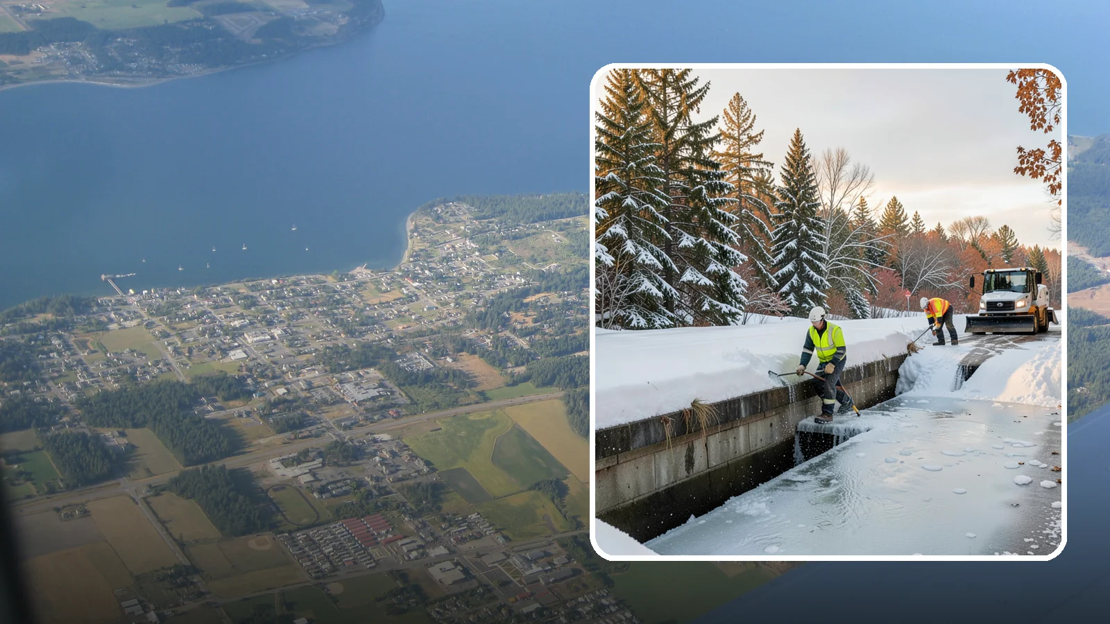 Culvert Thawing in Coupeville, Island County, WA - We thaw frozen culverts and restore drainage before backed-up meltwater floods your driveway, road, or low-lying property.