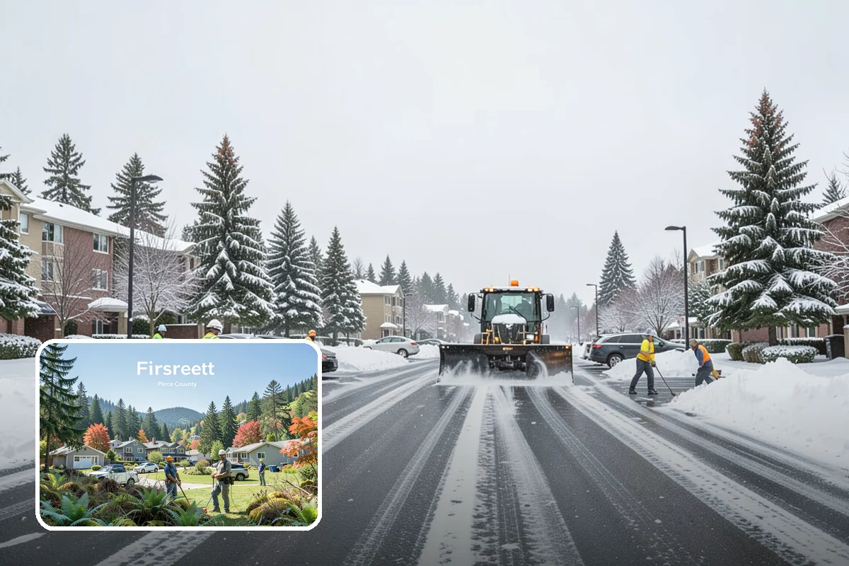Culvert Thawing in Fircrest, Pierce County, WA - Restores drainage before meltwater floods roads and driveways