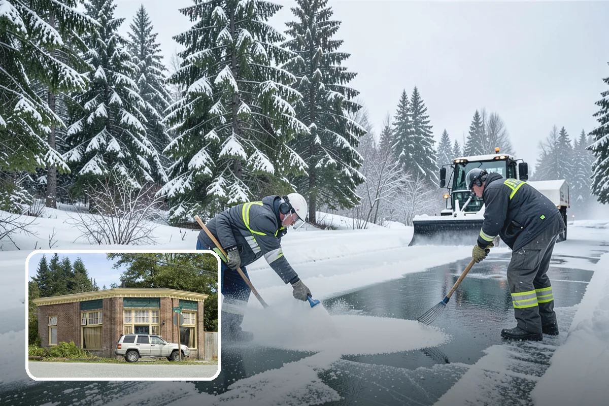 Culvert Thawing in Hamilton, Skagit County, WA - Restores drainage before meltwater floods roads and driveways