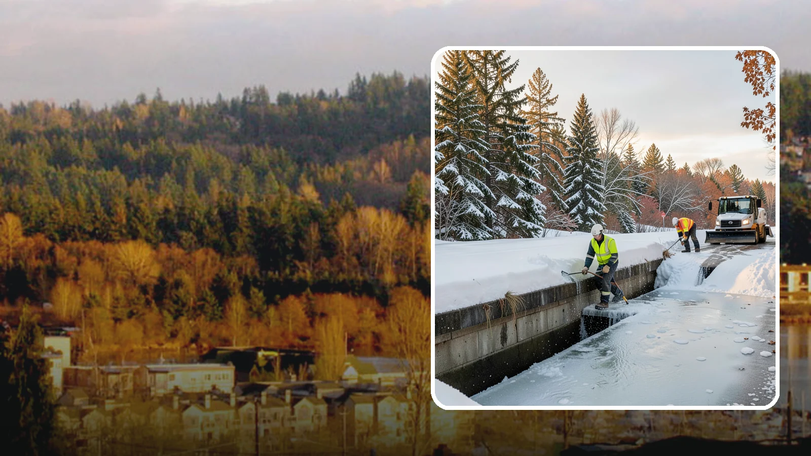 Culvert Thawing in Kenmore, King County, WA - We thaw frozen culverts and restore drainage before backed-up meltwater floods your driveway, road, or low-lying property.