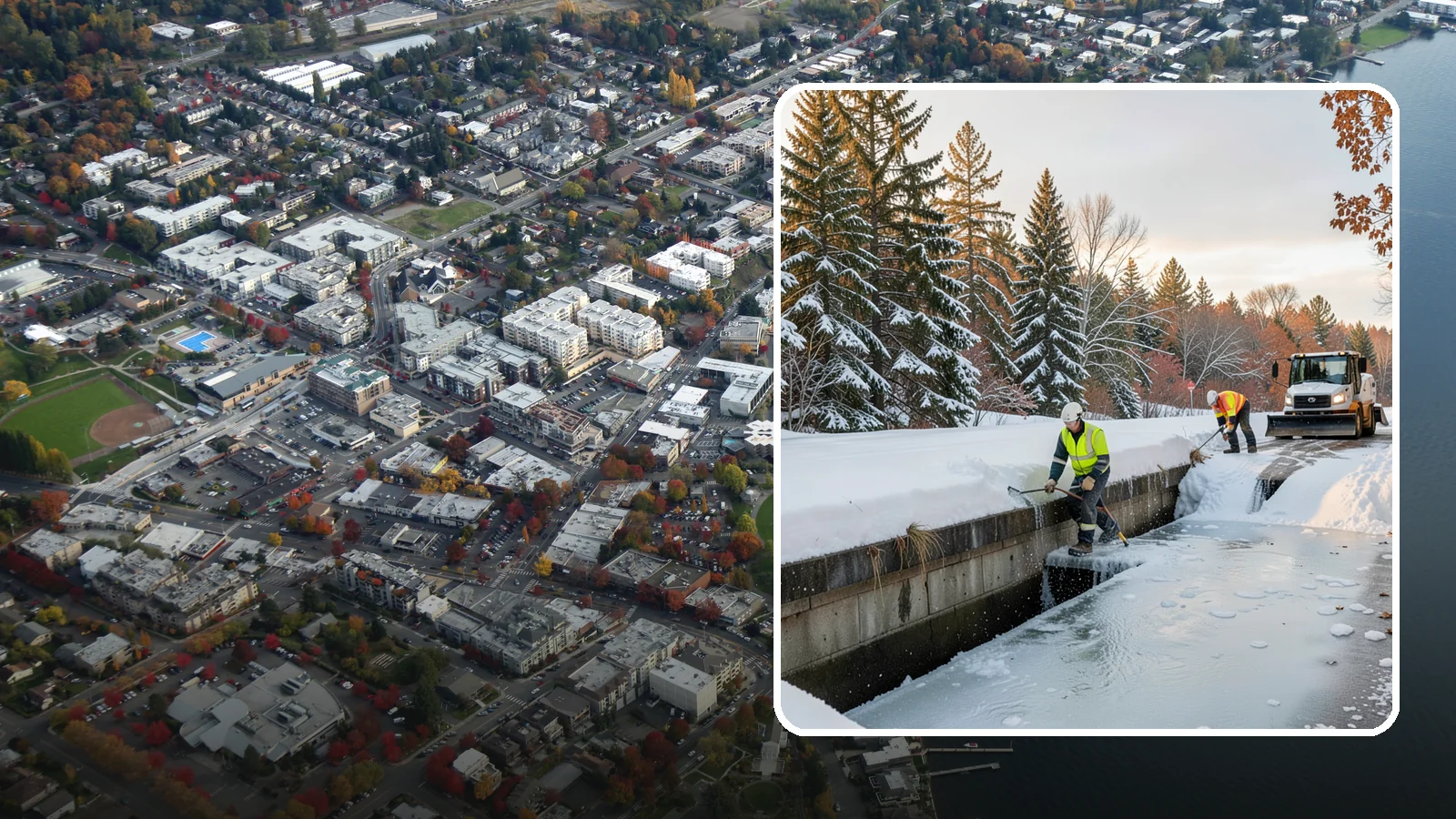 Culvert Thawing in Kirkland, King County, WA - We thaw frozen culverts and restore drainage before backed-up meltwater floods your driveway, road, or low-lying property.
