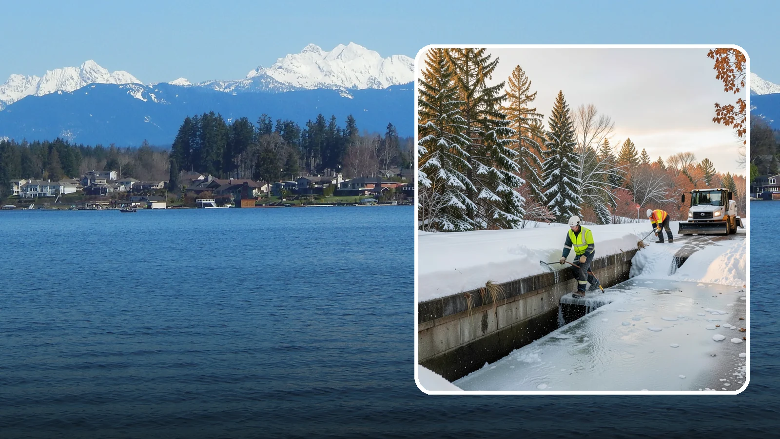 Culvert Thawing in Lake Stevens, Snohomish County, WA - We thaw frozen culverts and restore drainage before backed-up meltwater floods your driveway, road, or low-lying property.