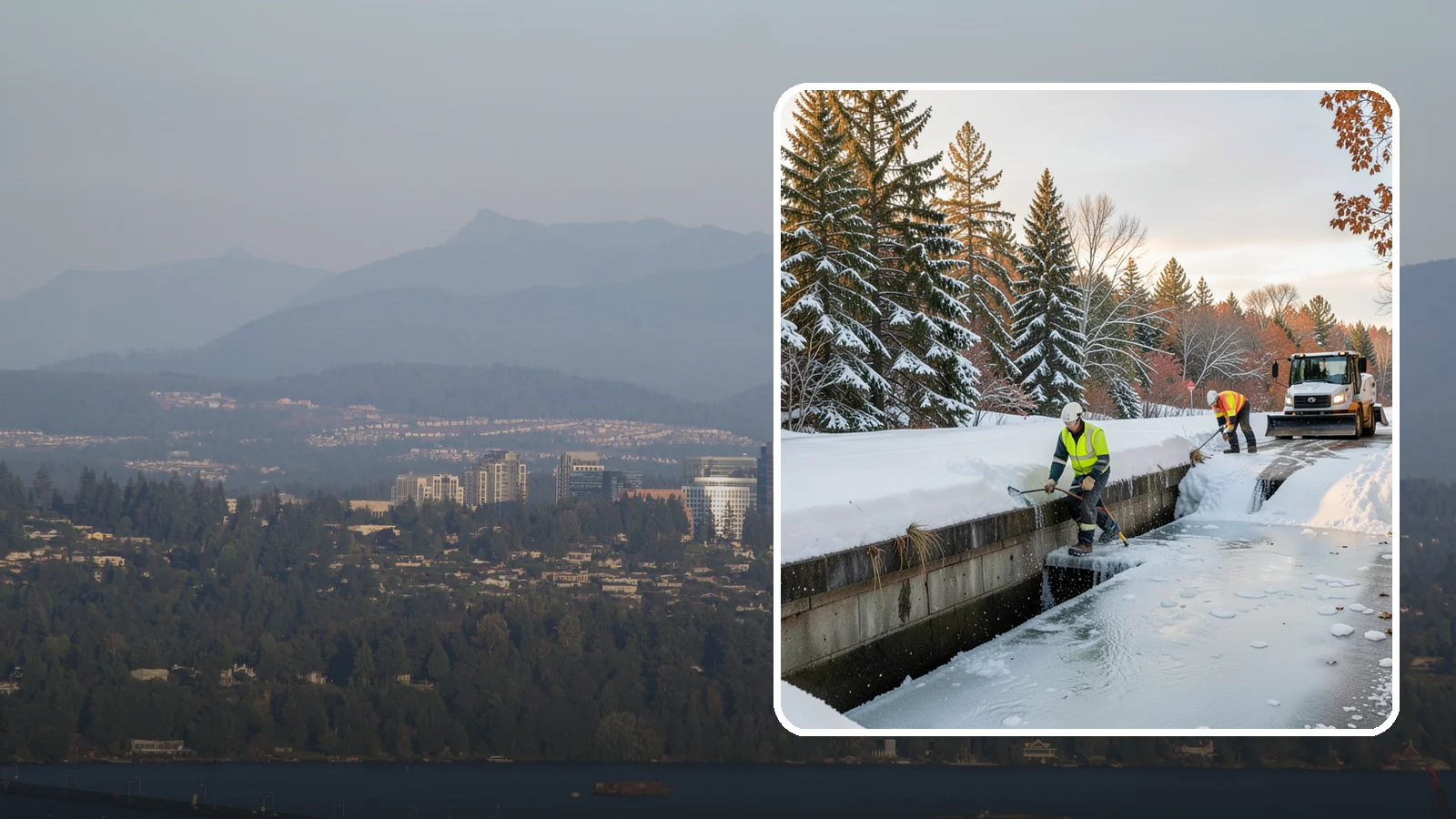 Culvert Thawing in Medina, King County, WA - We thaw frozen culverts and restore drainage before backed-up meltwater floods your driveway, road, or low-lying property.
