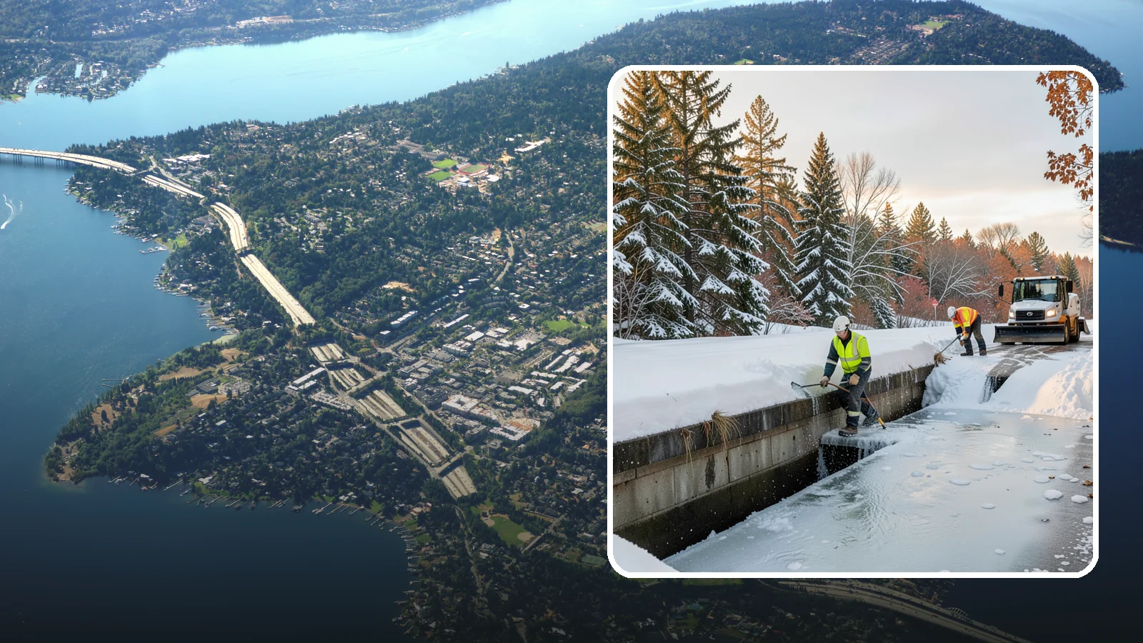 Culvert Thawing in Mercer Island, King County, WA - We thaw frozen culverts and restore drainage before backed-up meltwater floods your driveway, road, or low-lying property.