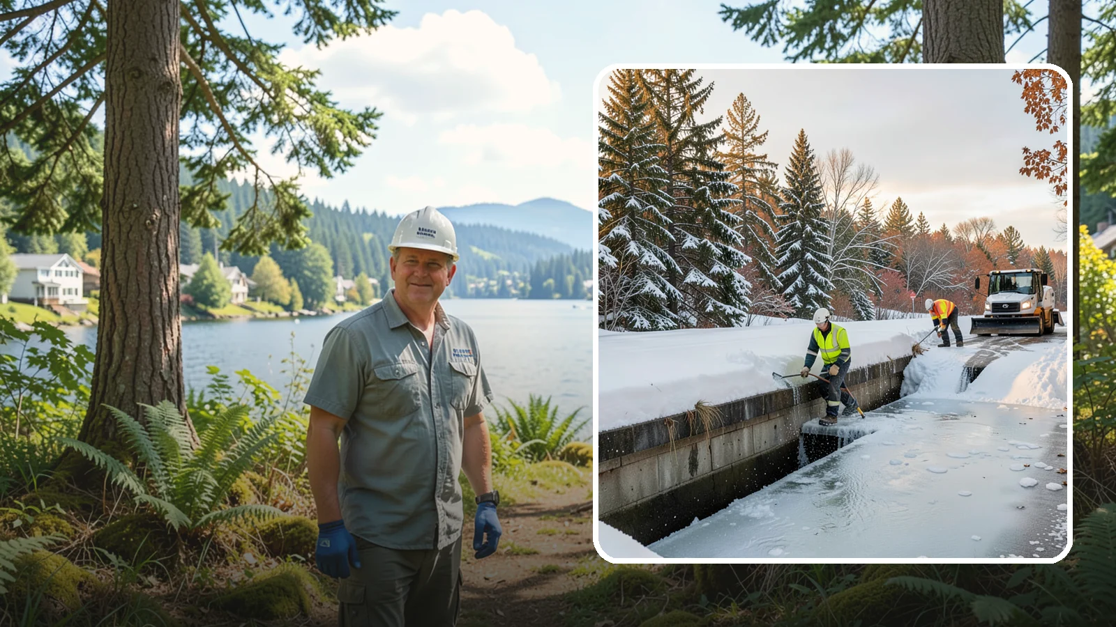 Culvert Thawing in Milton, King County, WA - We thaw frozen culverts and restore drainage before backed-up meltwater floods your driveway, road, or low-lying property.