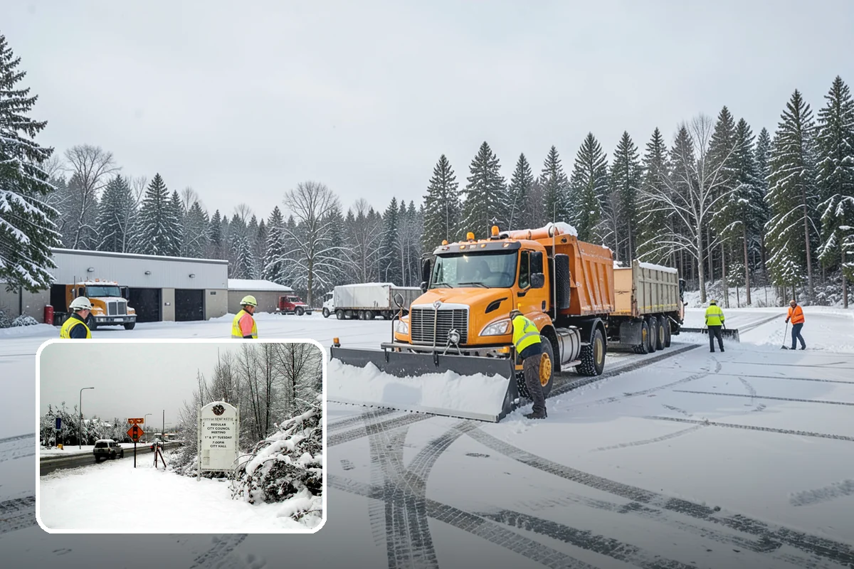 Culvert Thawing in Newcastle, King County, WA - Restores drainage before meltwater floods roads and driveways