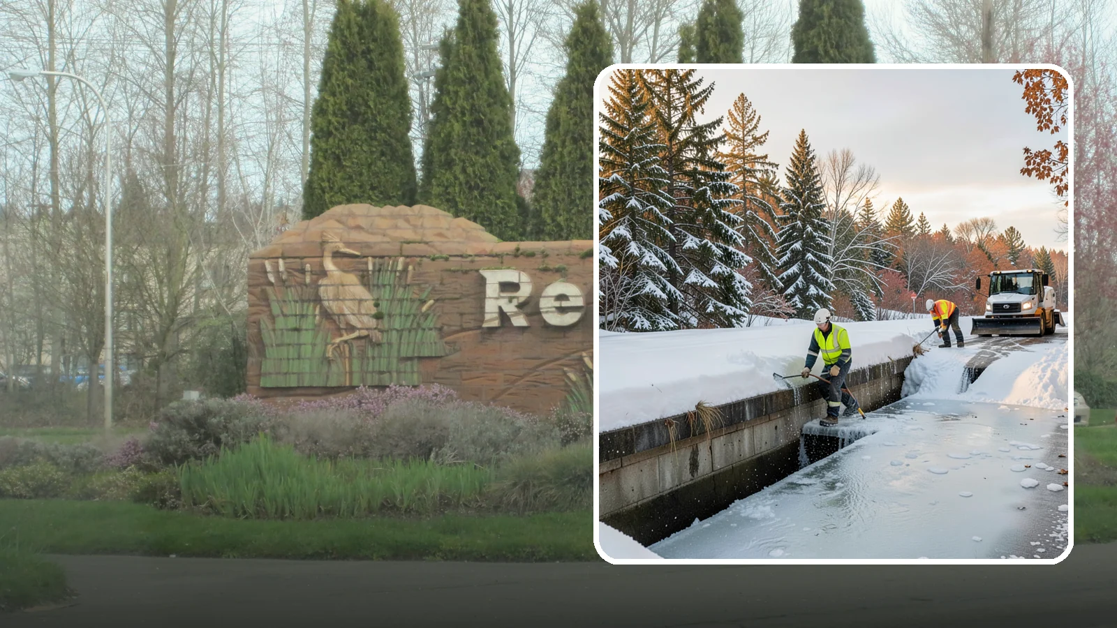Culvert Thawing in Renton, King County, WA - We thaw frozen culverts and restore drainage before backed-up meltwater floods your driveway, road, or low-lying property.